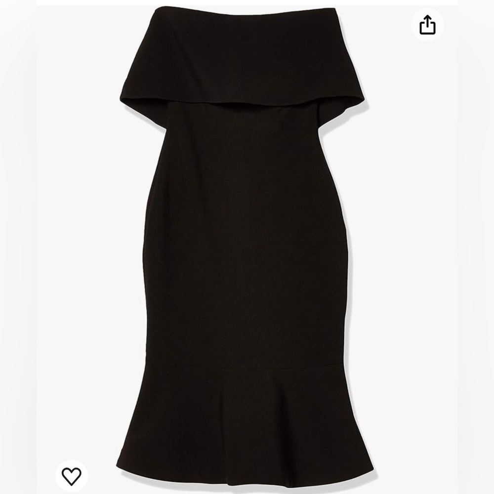 Likely Conrad Dress - Black Strapless Dress